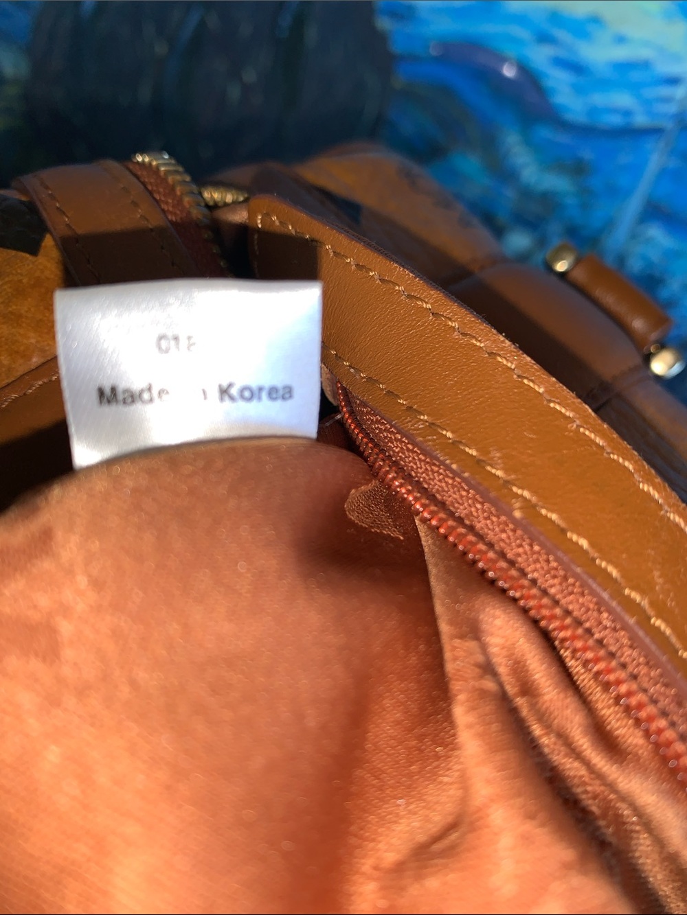 MCM Cognac Boston. with Charm - Picture 16 of 16
